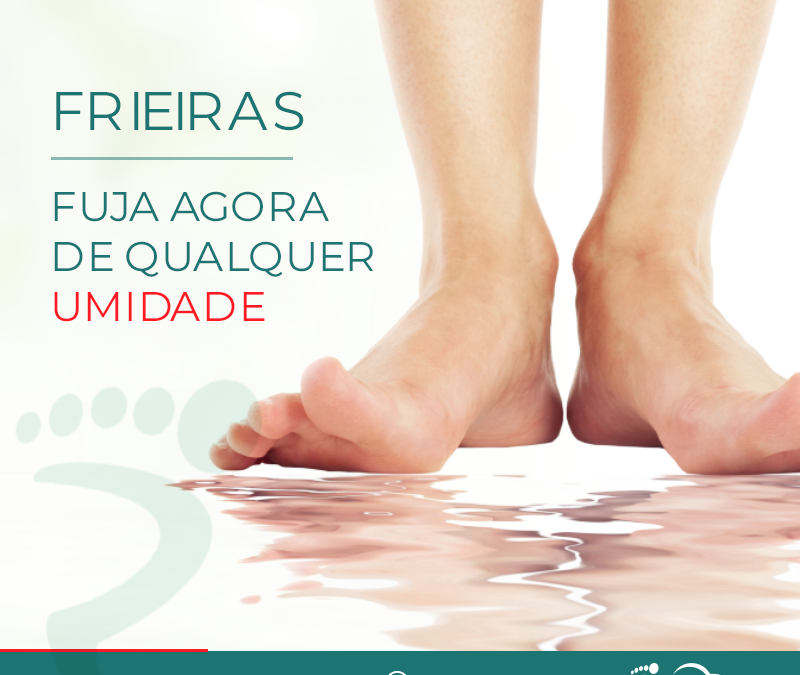 Frieira ou Pé de atleta – Fuja da Umidade